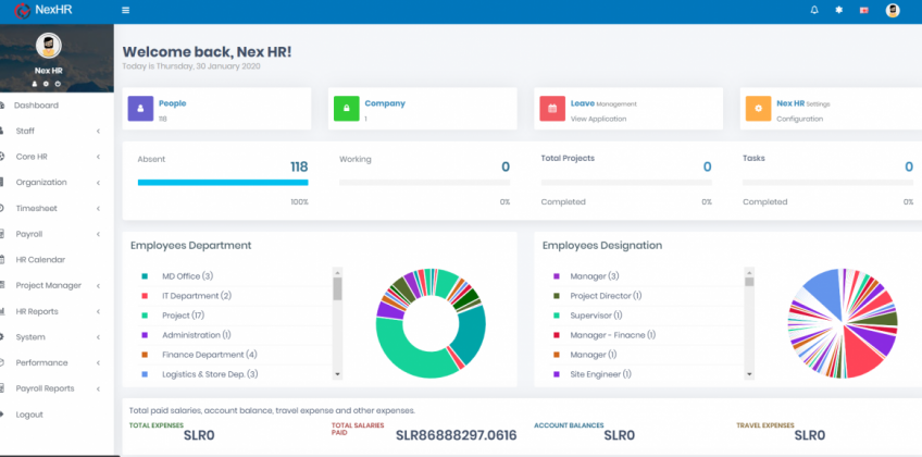 NEXHR – HUMAN RESOURCE SYSTEM